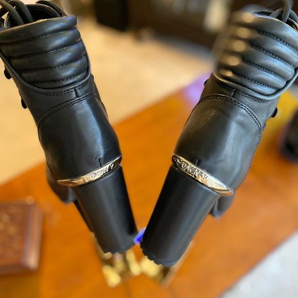 DKNY MOTORCYCLE BOOTIES - Picture 3 of 6